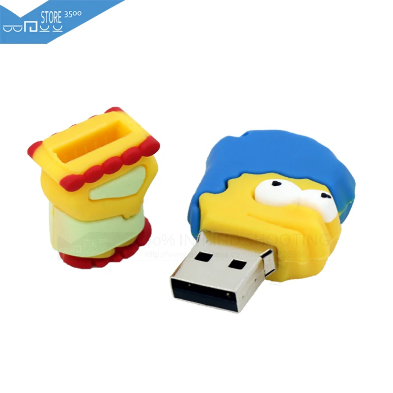 Usb флеш накопитель высокоскоростной Симпсоны 8 ГБ 16 32 карта памяти 2 0 Флешка для
