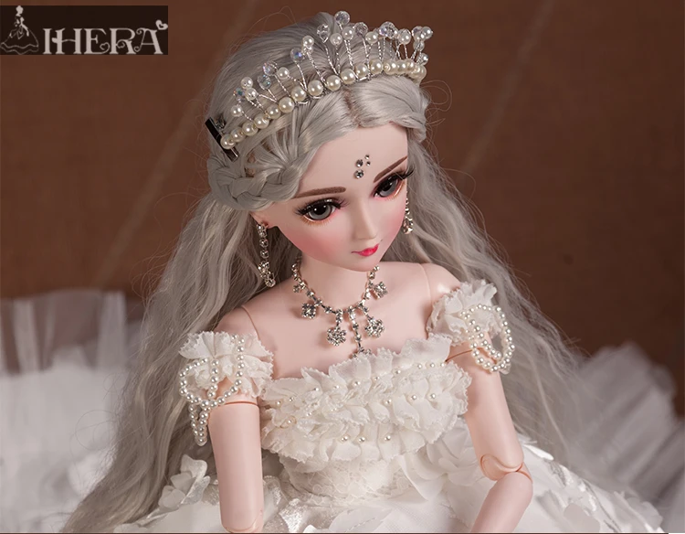 Полный комплект наивысшего качества 1/3 ПВХ bjd 60 см свадебное платье куклы все включено ночь Лолита reborn baby игрушка лучший подарок детская игрушка