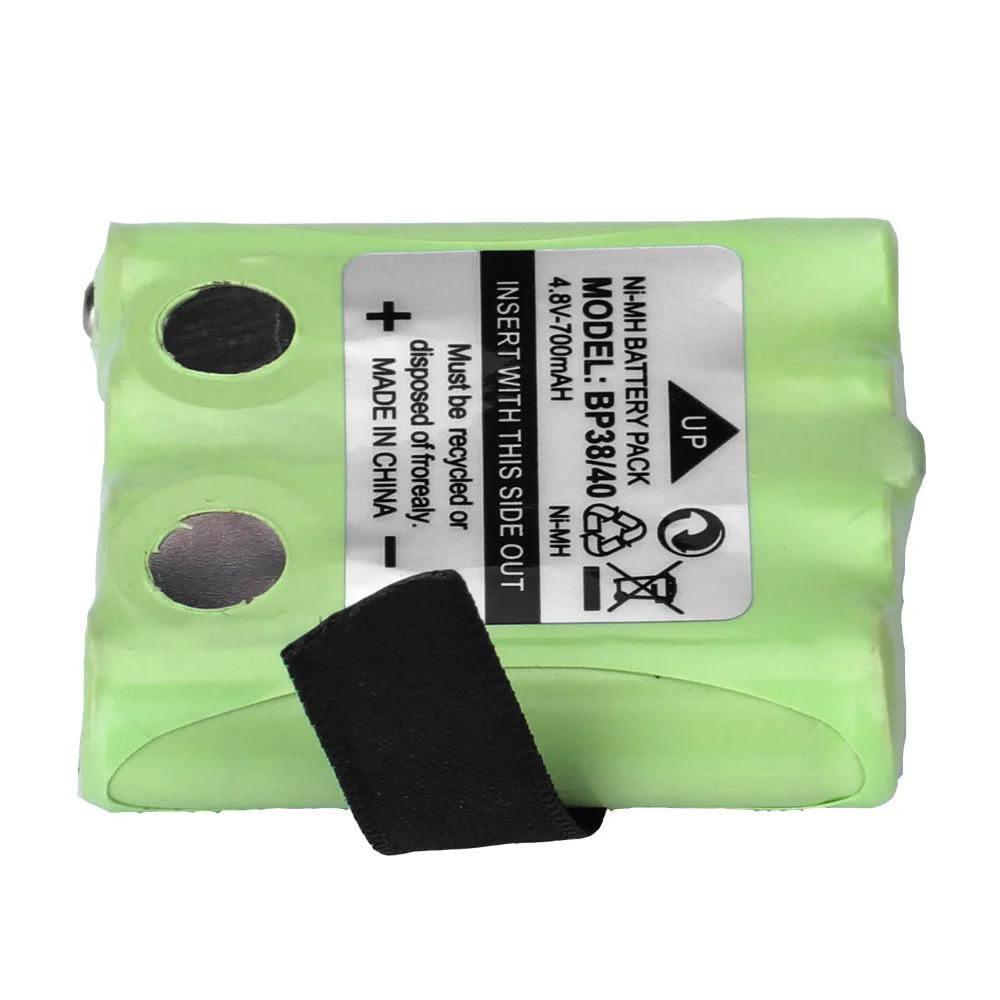 2pcs/lot 4.8V 700MAH NI-MH Battery For Uniden BP-38 BP-40 BT-1013 BT-537 MOTOROLA TLKR T4 T5 T6 T7 T8 Series Model | Электроника