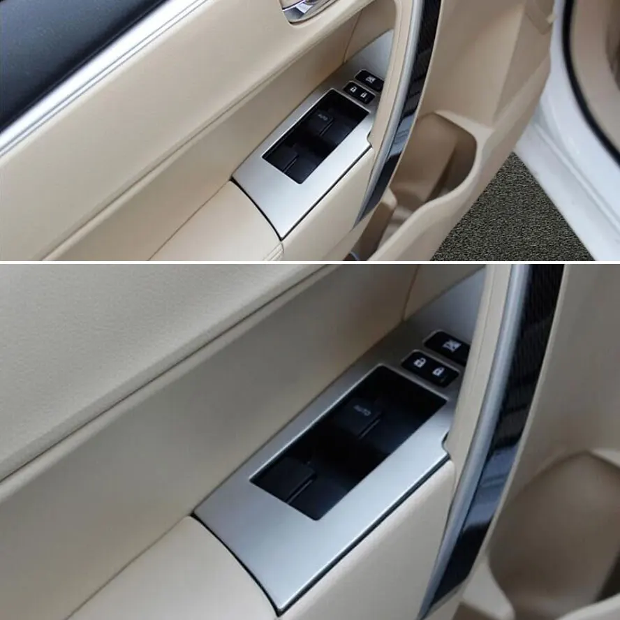 Подходит для Toyota Corolla 2014 4 шт. ручка из нержавеющей стали интерьера двери