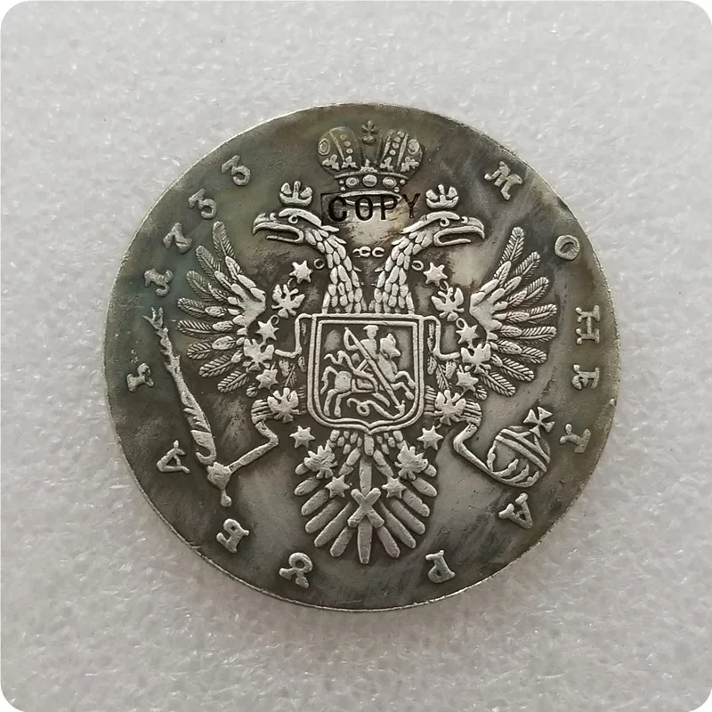 1733 RUSSIA 1 ROUBLE Copy Coin commemorative coins-replica coins medal collectibles | Дом и сад
