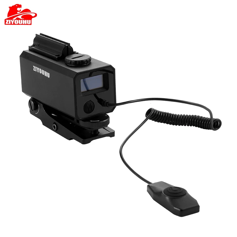 Мини лазерный инфракрасный Прицел дальномер для блочного Лука Охота Стрельба расстояние угол Скорость лазерный дальномер тактический прицел монтируется