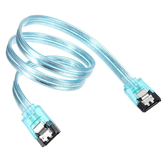 (100 шт./лот) 6 Гбит/с 50 см 100 SATA 3 0 кабель ГБ/сек. 7Pin III Плоский удлинитель Кабель для
