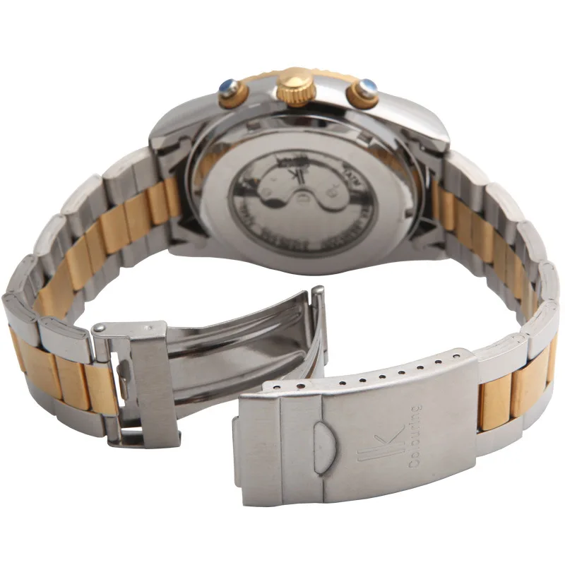 Luxury Watch Men Gold Automatic Mechanical Watches IK colouring Brand Business Wristwatch Male Clock Relogio Masculino | Наручные часы