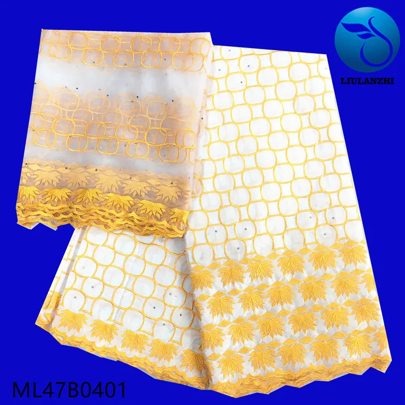 

LIULANZHI african bazin riche fabric purple brode getzner 2019 riche getzner new arrival 5 yards cotton fabric+2yards lace