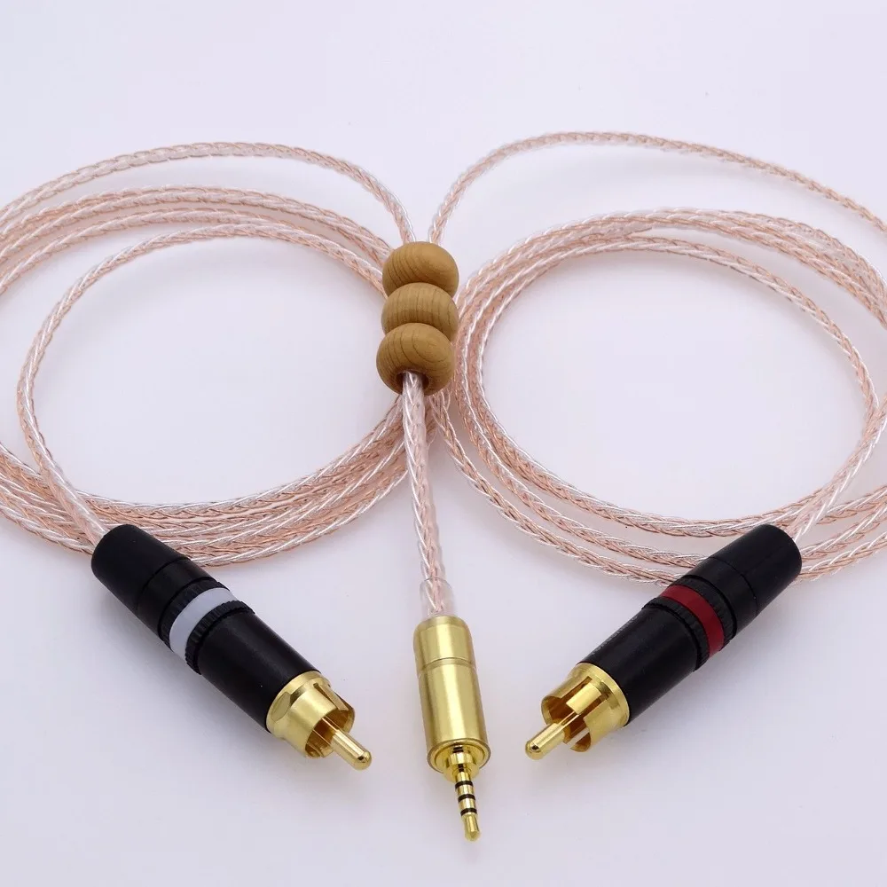 1 м 2 5 мм TRRS до RCA аудио кабель адаптера для atell & Kern AK100II AK120II AK240 AK380 AK320 DP X1 FIIO X5III XDP