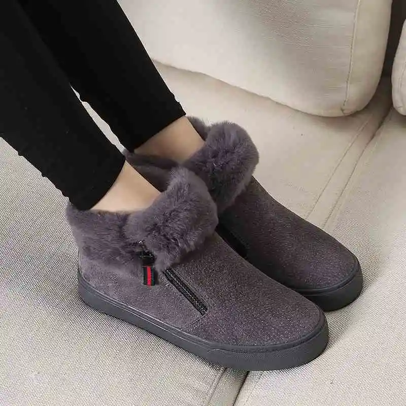 Зимняя обувь новая зима 2016 короткая трубка сохранение тепла хлопок сапоги