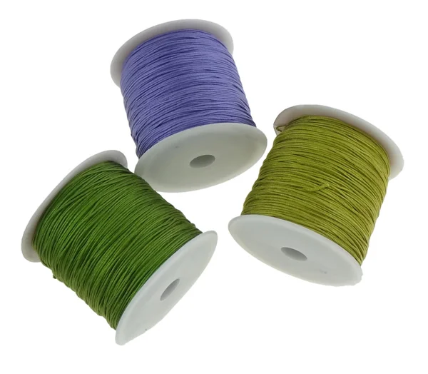 

90m/roll multi color round Wax Cord 1mm beading stretch thread string rope for DIY finding Jewelry Bracelet Making Necklace 10pc