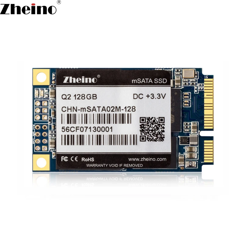 Zheino Q2 mSATA 128 Гб SSD SATA3 М Кэш Внутренний твердотельный диск 2D MLC флэш-накопитель для