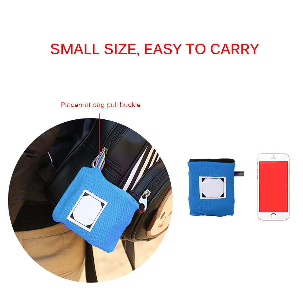 Складной коврик для кемпинга и пикника портативный карманный компактный