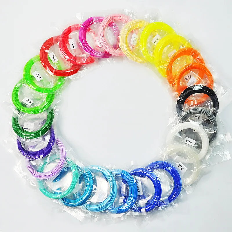 

3d pen filament ABS/PLA 1.75mm 20 Colors 200M 3D Printer Filament Materials For 3D Printing Pen 20 Colors 3D Printer Material