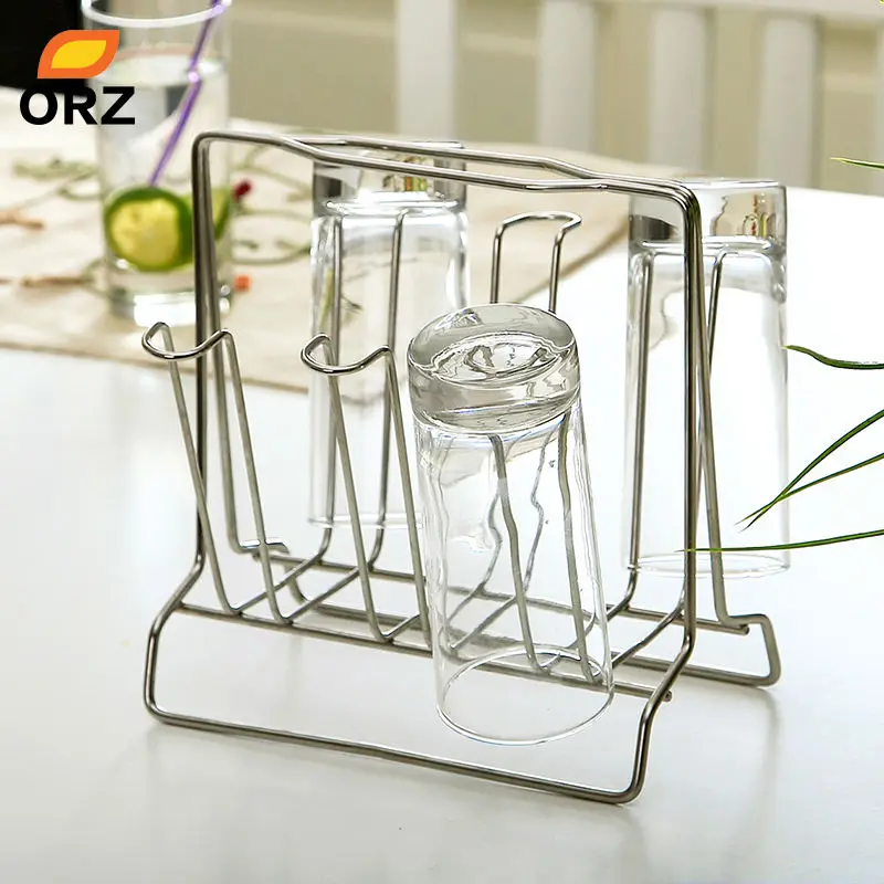 ORZ чашка кружка подставка держатель из нержавеющей стали осушитель сушильная
