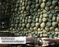 beibehang chinese three dimensional 3d retro imitation stone fashion papel de parede 3d wallpaper restaurant cafe wall paper