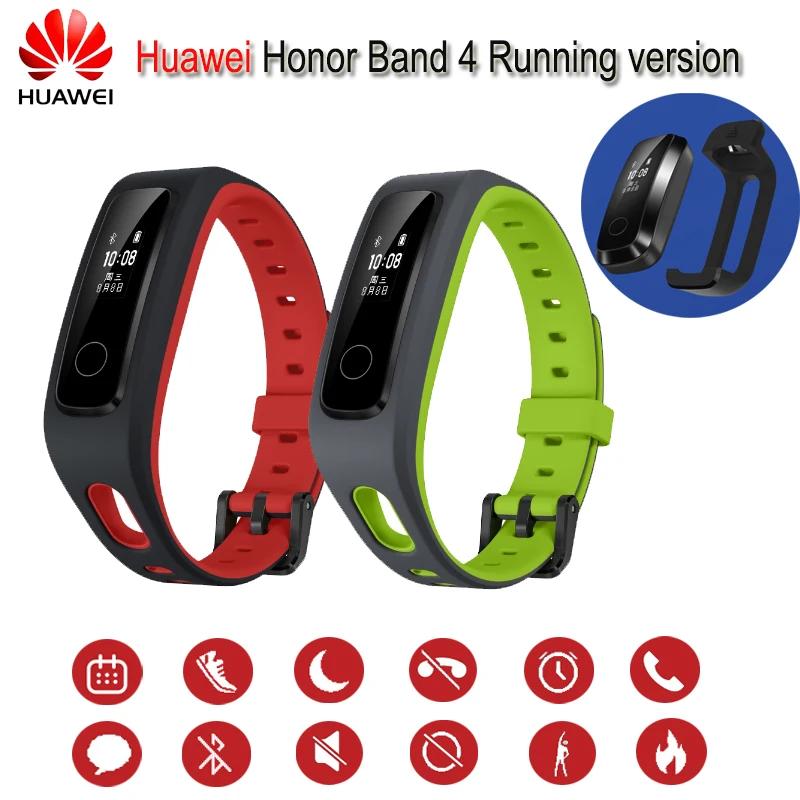 Новый продукт Huawei Honor Band 4 версия для бега умный браслет с пряжкой Land Impact монитор
