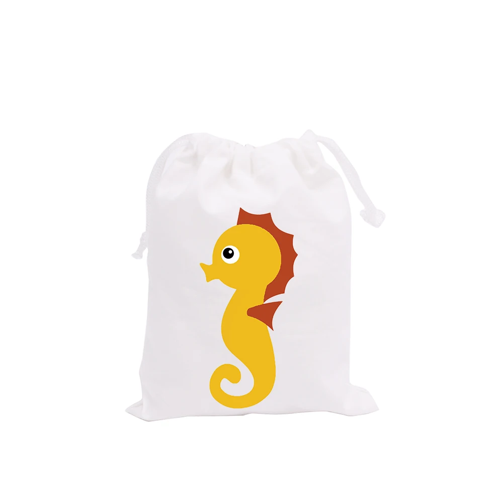 Under the Sea Party Favor Bags Candy Marine Animals Theme Crab Octopus Birthday Gift Kids Supplies | Дом и сад