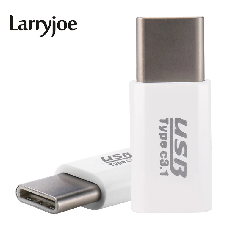 Larryjoe Новый USB 3. 0 Type-C штекер на Micro B 3 1 гнездо адаптер конвертер для Nokia N1 one plus 2 LETV Le1