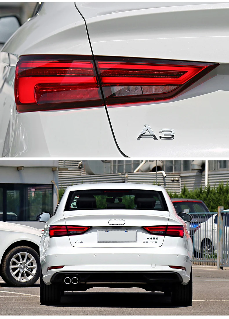 Автомобильный стильный задний фонарь, задний фонарь, чехол для Audi A3 S3 2013- светодиодный задний фонарь, задний фонарь, Задняя Крышка багажника