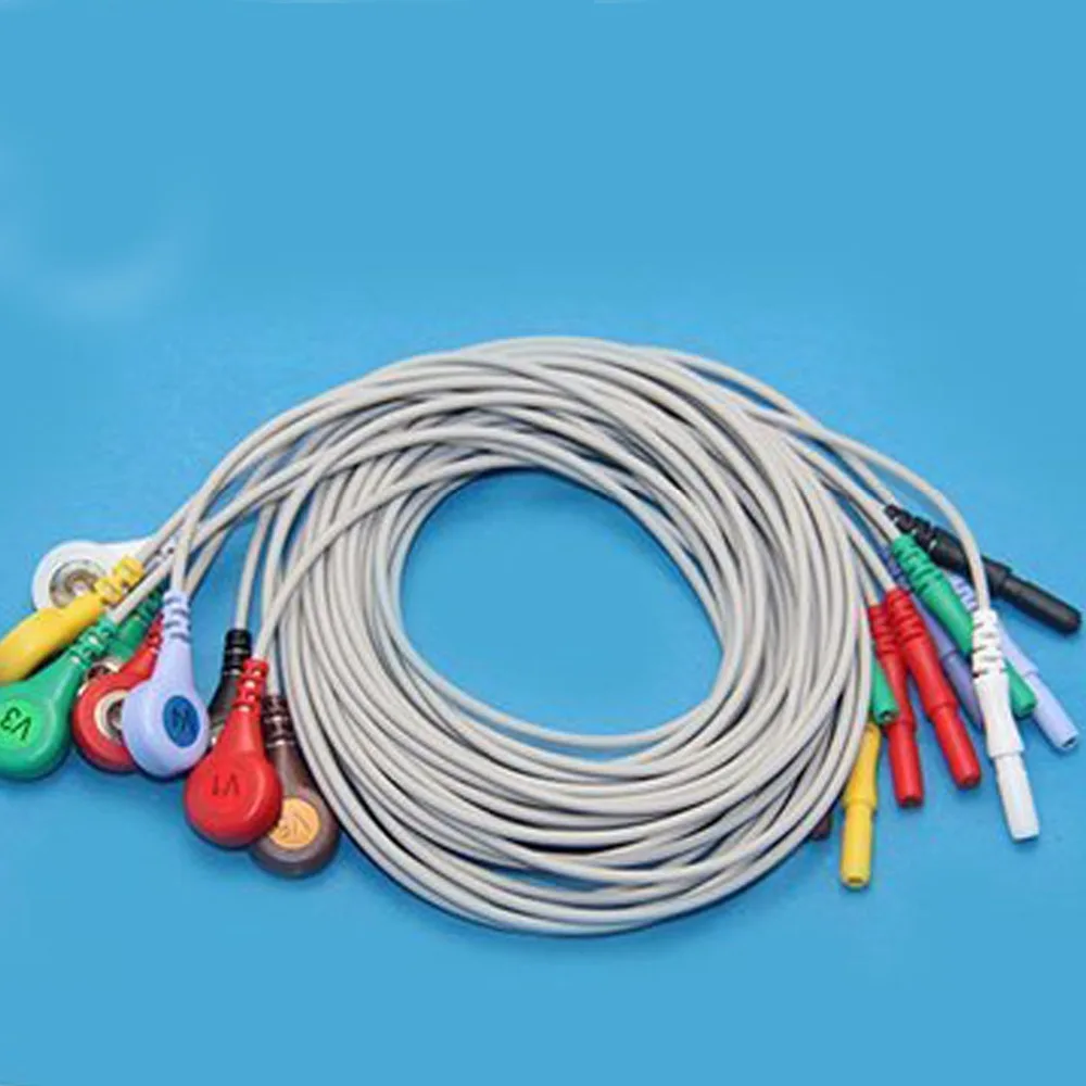 

Holter cable 10 lead ECG leadwire, 4.0 snap