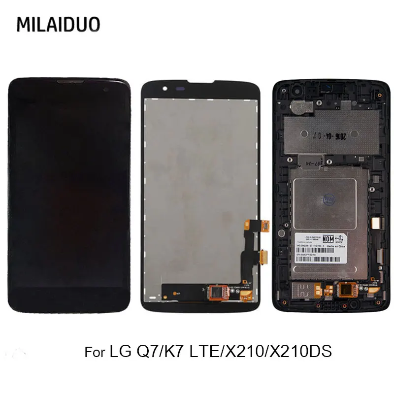 Ori ЖК дисплей для LG Q7 K7 LTE X210 X210DS сенсорный экран дигитайзер Q610 сборка черный