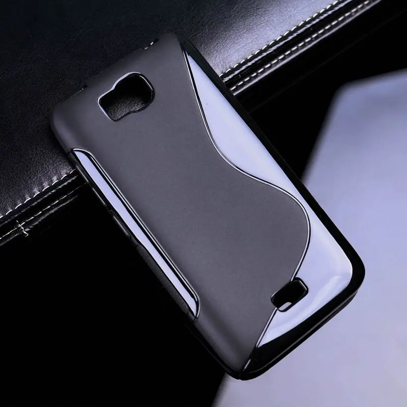 500 шт./лот S LINE TPU силиконовый резиновый чехол матовый для телефона Huawei Honor 6X черный