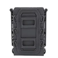 black Военный Тактический охотничий одиночный Molle 5,56 7,62 подсумок для Molle пояса Охотничьи аксессуары страйкбол одиночный Mag кобура - Цвет: black