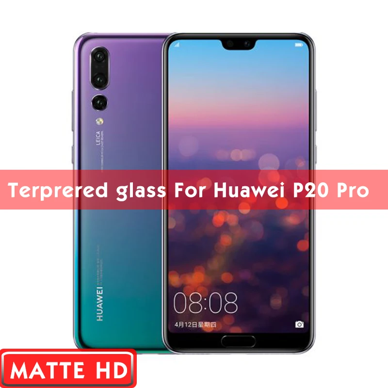 2 шт./лот, матовая защитная пленка для экрана для Honor 8 9 10 lite play 8x, закаленное стекло для huawei P 30 10 20 Pro, защитная пленка - Цвет: for huawei p20pro
