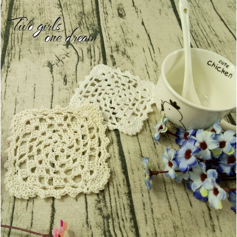 Хлопок столовых площади чашки чая горки горшок кружка держатель кухонный