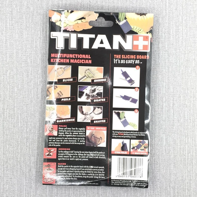 2018 Titan кухонный волшебный Резак Овощечистка фрукты инструмент использовать Shred