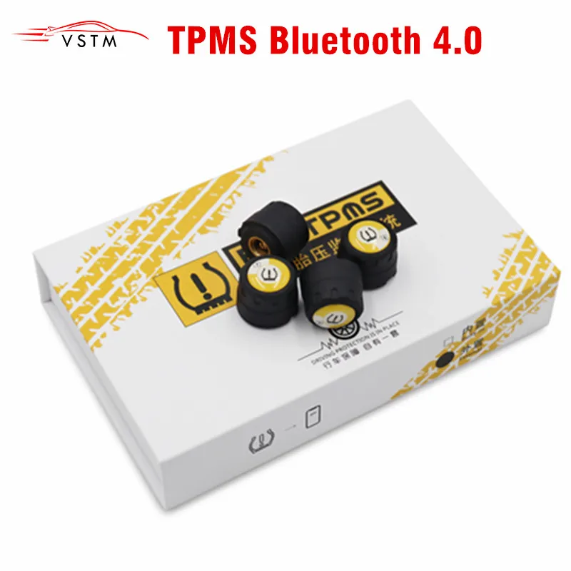 TPMS Bluetooth 4 0 Универсальный внешний датчик давления в шинах Поддержка IOS Android