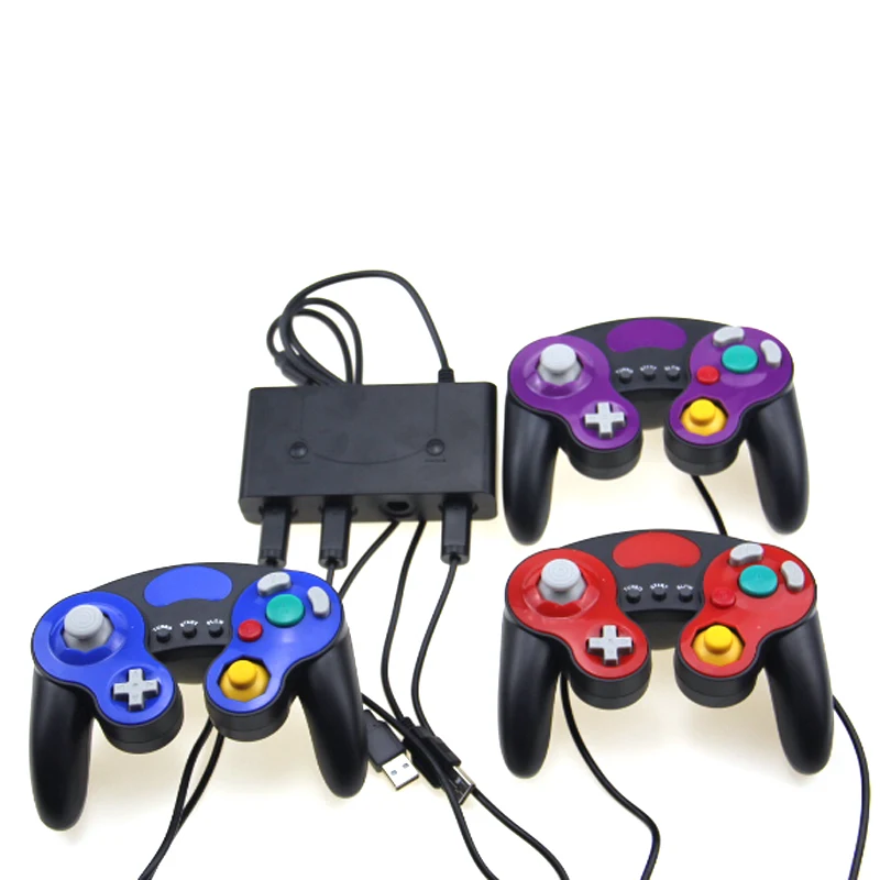 Адаптер контроллера Gamecube с 4 портами USB контроллеры GC для wii u ПК Nintendo Switch NG