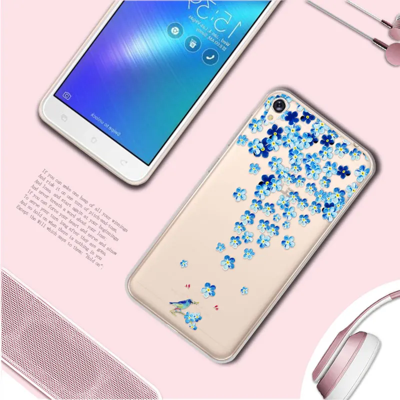 Чехол для ASUS ZenFone Live ZB501KL 5," 3D рельефный кружевной чехол для телефона с цветами и птицами чехол для ASUS ZenFone Live ZB501KL Funda