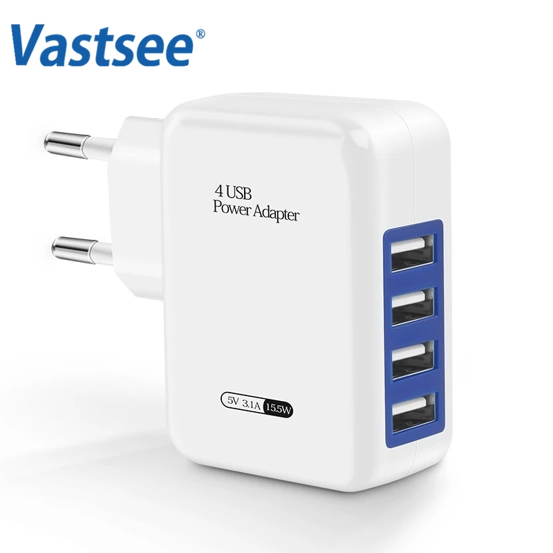 4 портовое зарядное устройство для быстрой зарядки 3 0 USB настенное Usb IPhone X XR