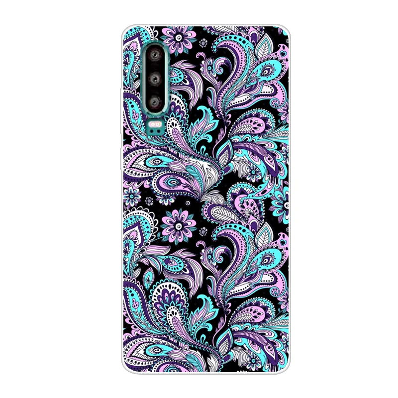 YIKS чехол для huawei P20 Lite P30 Pro Чехол силиконовый цветок Мягкий ТПУ чехол для телефона для Coque huawei P20 Pro P30 Lite чехол