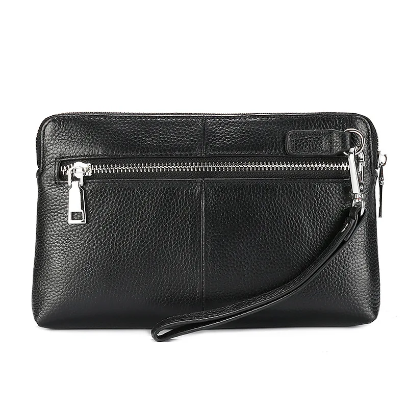 Новинка 2019 мужской клатч кошелек из воловьей кожи с верхним слоем сумка в