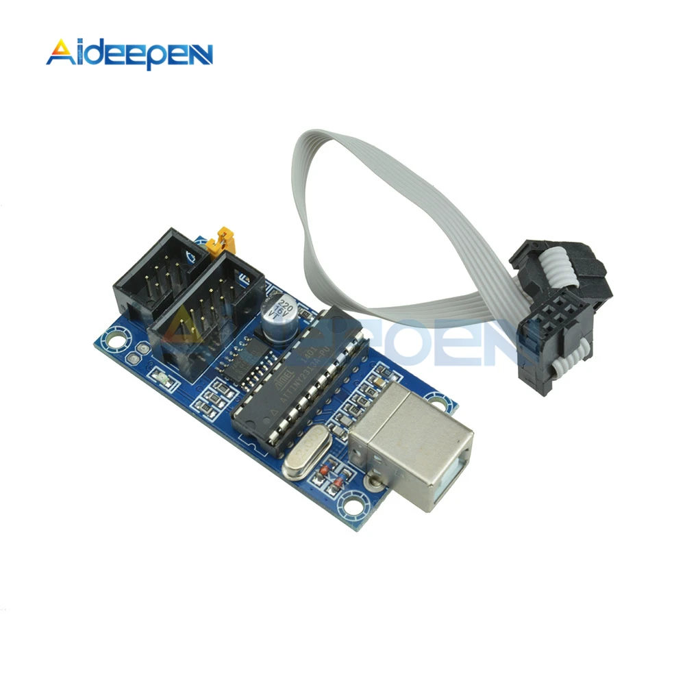 USBTiny USBtinyISP AVR ISP программатор Bootloader для Arduino Meag2560 UNO R3 с 6pin кабелем