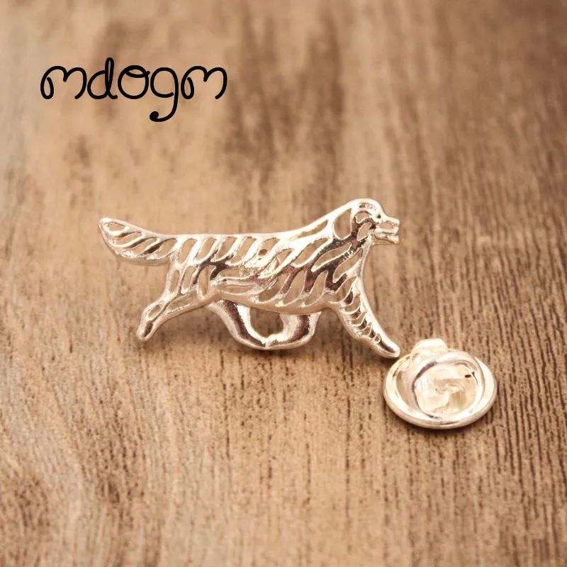 Mdogm Newfoundland Dog Animal Brooches And Pins Birthday Suit Cute Funny Metal Small Collar Badges Gift For Male Men B123 | Украшения и