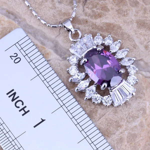 Комплект из кольца и серёг с фианитом Размер 6 / 7 8 9 10|silver jewelry set|jewelry setsearring pendant |