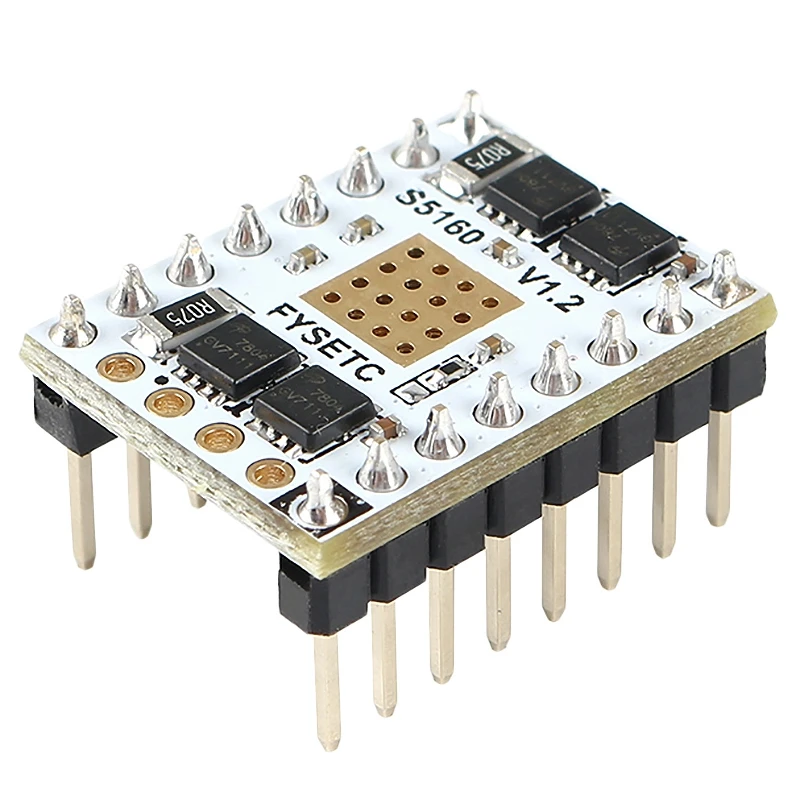 Запчасти для 3D принтера Tmc5160 V1.2 Spi Драйвер шагового двигателя S5160 Stepstick Mute Driver Wire