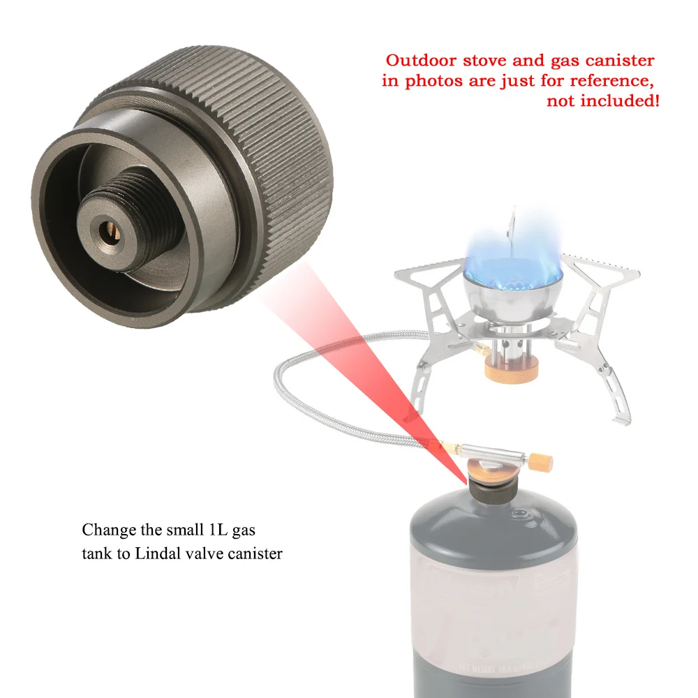 1L наружная походная пропановая печь практичный маленький газовый бак вход EN417
