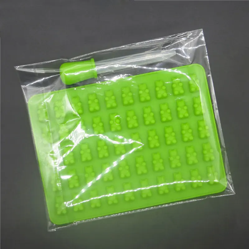 Новые конфеты шоколадные Формочки изготовление клейкого медведя Силиконовые 50