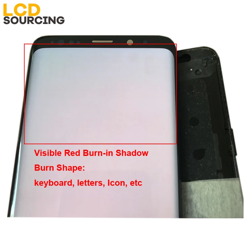 AMOLED Red Burn Shadow для Samsung Galaxy S9 ЖК-дисплей G960f PLUS дисплей G965 сенсорный экран дигитайзер