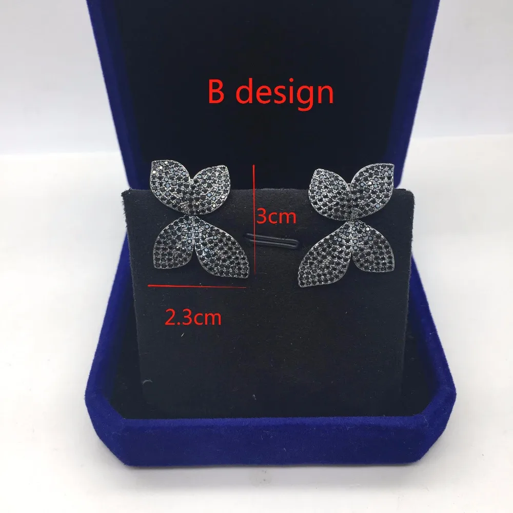 Женские циркониевые серьги в форме розы с фианитом|earrings for women|earrings women designerelegant