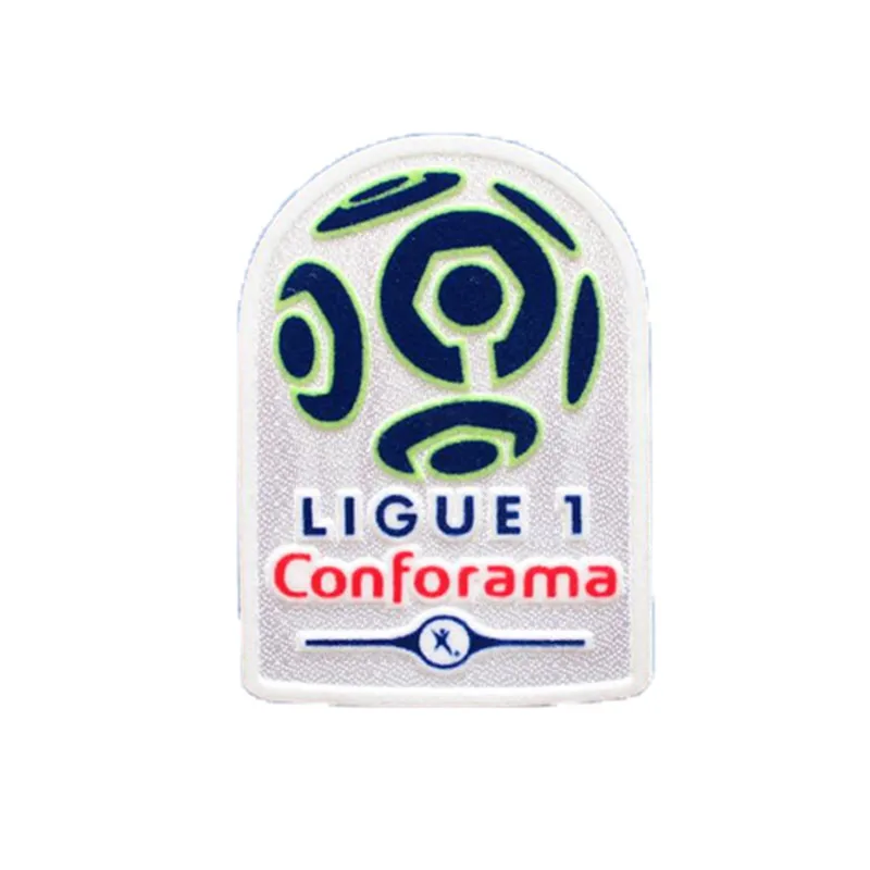 Высокое качество Новые 16 17/17 18/18 19 Ligue 1 80 ANS 1932-33 золотые нашивки значки, горячие штамповки патч значки - Цвет: Золотой