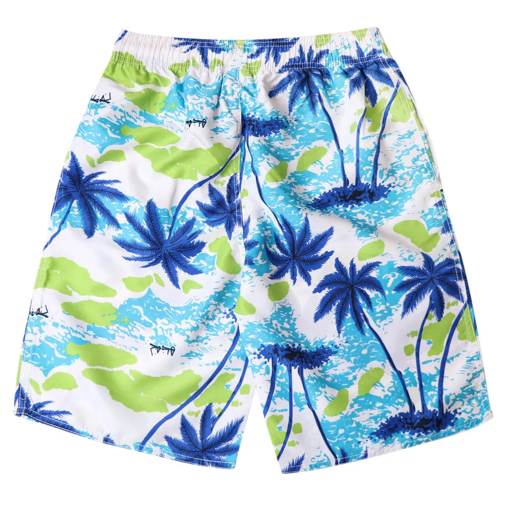JAYCOSIN 100% Polyester Summer Casual Shorts Men Trousers Male Blue Print Pattern Straight Short Beach Mens Clothing 2019 New | Мужская