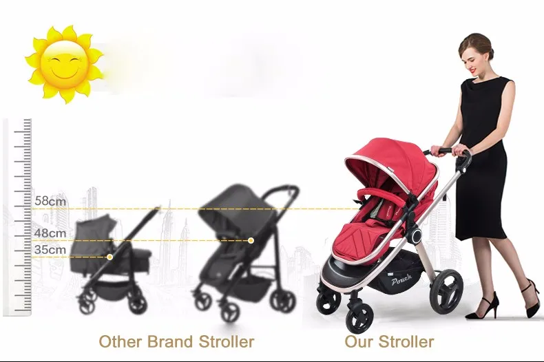 Adorbaby сумка P70 детская дорожная система красивый пейзаж для детей коляска с складная сумка для покупок детская коляска для сна