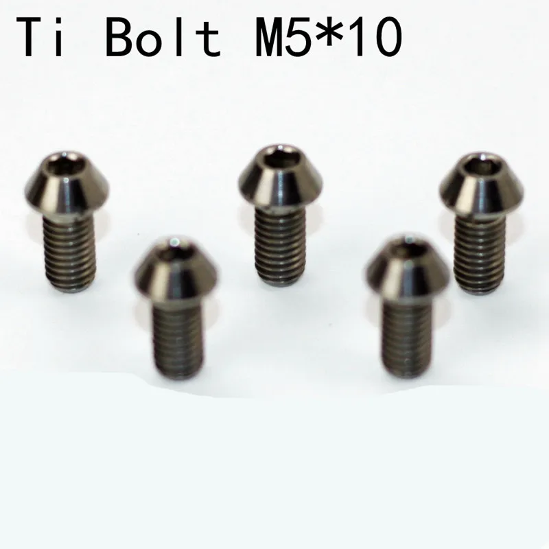 2 шт. держатель бутылки для велосипеда титановый болт M5 * 10 ti часть bmx mtb дорожный
