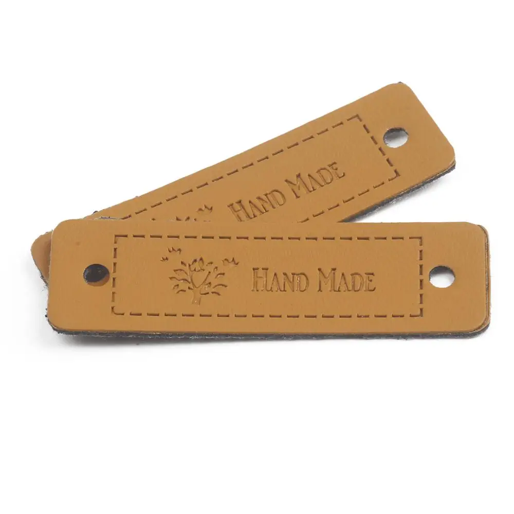 12 шт. кожаные этикетки ручной работы натуральный стиль Древо жизни для подарков
