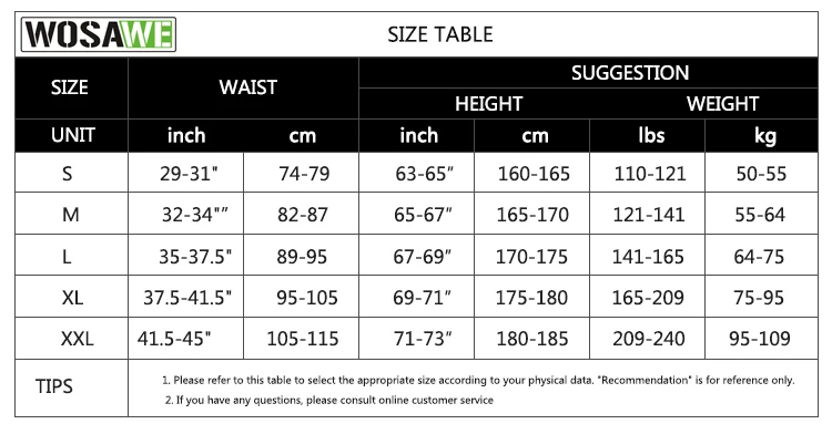 

WOSAWE 2018 Cycling Shorts Waterproof Outdoor Multi-functional Mtb Shorts Breathable Downhill Bike Shorts 3D Padded Optional