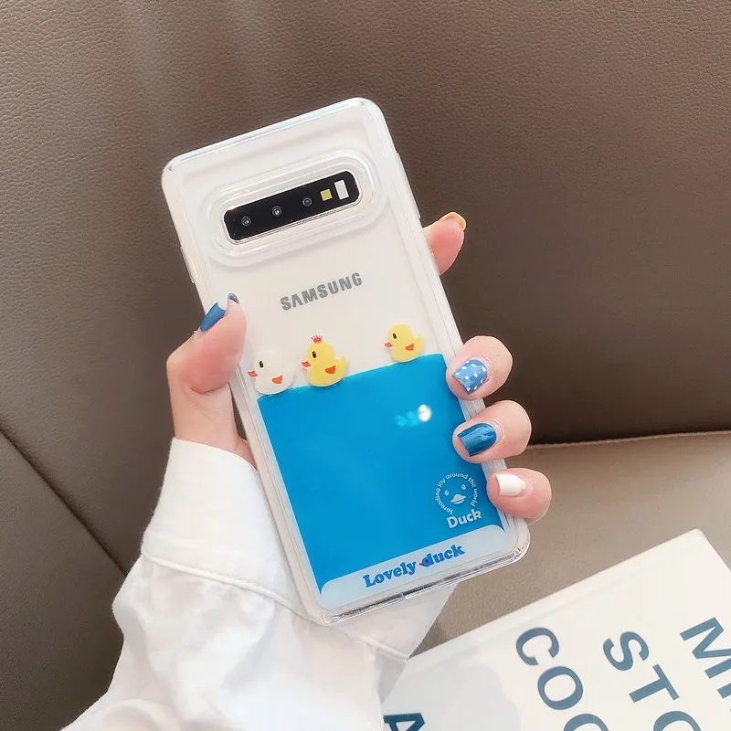 DCHZIUAN чехол для телефона samsung Galaxy S10 Plus S10E S8 S9 Plus милый мягкий силиконовый прозрачный чехол