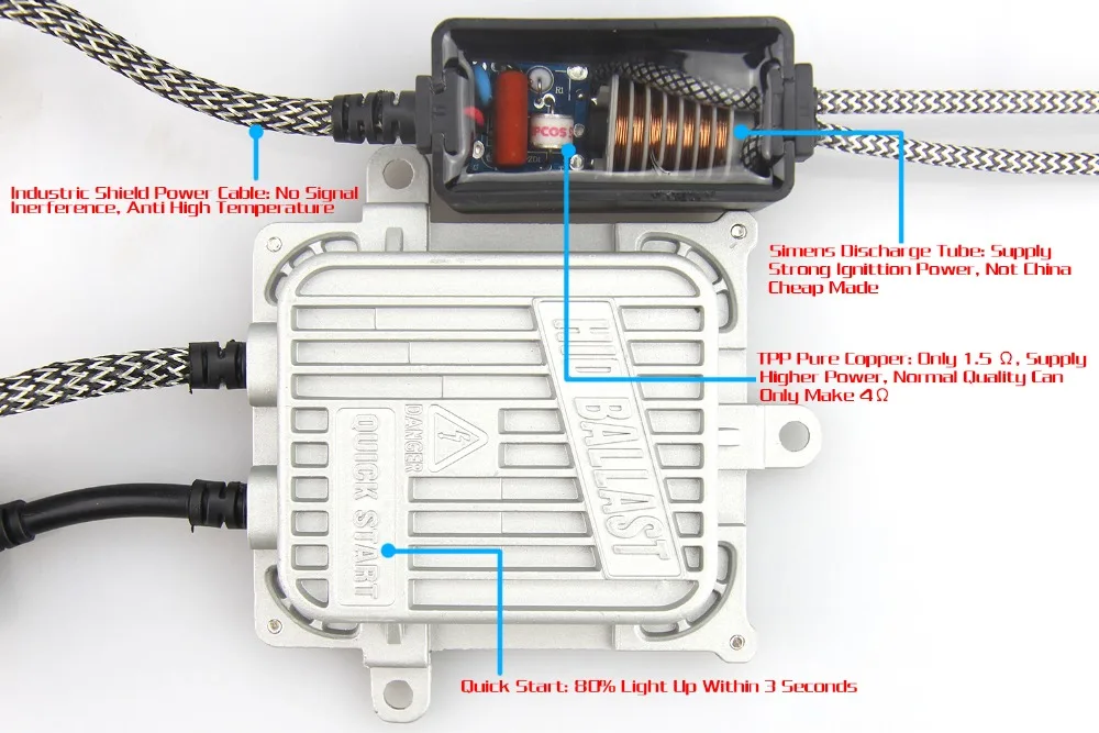 Автомобильный Rover 55w Canbus HID ксеноновый балласт зажигания для автомобиля головной светильник противотуманный светильник 12v